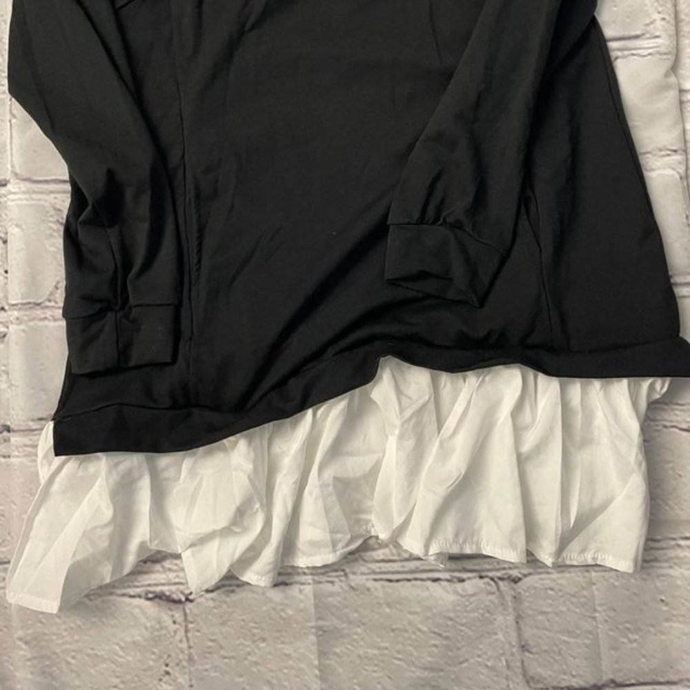 Black Ruffle Tunic - Picture 2 of 2